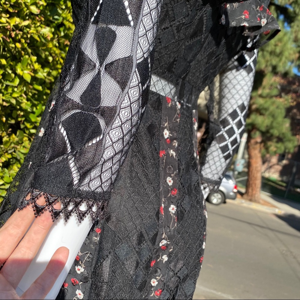 FOXIEDOX Josefine Lace & Clip Dot Cocktail Dress - Picture 14 of 14